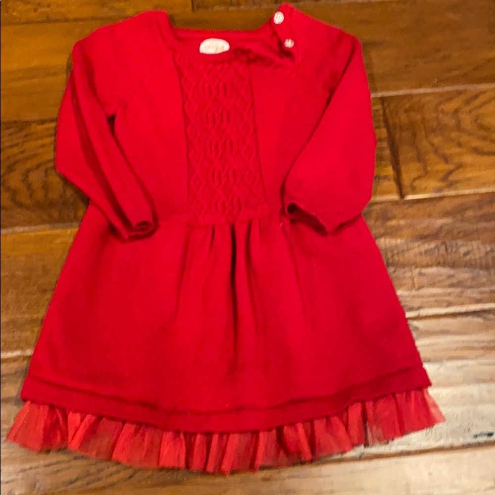 Girls 18M Holiday Sweater Dress
